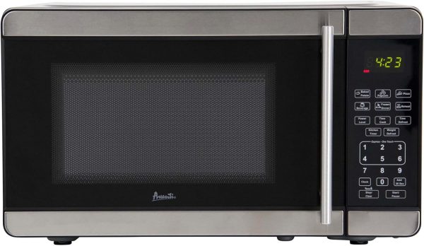 Avanti MT7V3S Microwave Oven 700-Watts Compact with 6 Pre Cooking Settings, Speed Defrost, Electronic Control Panel and Glass Turntable, 0.7-Cu.Ft, Metallic - Image 3