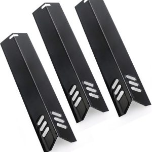 Kalomo Grill Heat Plates Grill Burner Covers for Backyard Grill BY14-101-001-05,BY16-101-002-06,GBC1690W, Uniflame Grill GBC1030W, GBC1134W, 14 3/16" Grill Heat Shield BBQ Gas Grill Replacement Parts