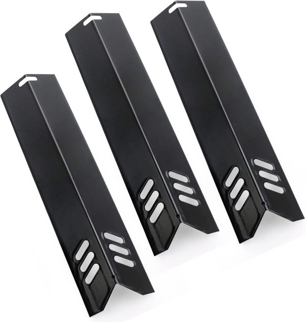 Kalomo Grill Heat Plates Grill Burner Covers for Backyard Grill BY14-101-001-05,BY16-101-002-06,GBC1690W, Uniflame Grill GBC1030W, GBC1134W, 14 3/16" Grill Heat Shield BBQ Gas Grill Replacement Parts