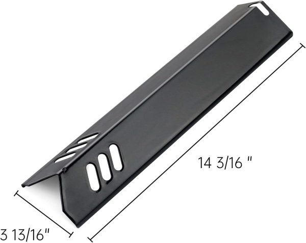 Kalomo Grill Heat Plates Grill Burner Covers for Backyard Grill BY14-101-001-05,BY16-101-002-06,GBC1690W, Uniflame Grill GBC1030W, GBC1134W, 14 3/16" Grill Heat Shield BBQ Gas Grill Replacement Parts - Image 3