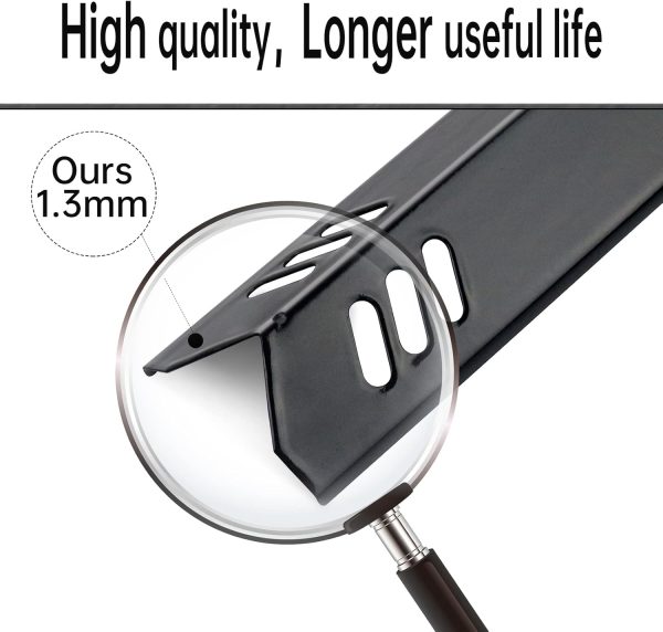 Kalomo Grill Heat Plates Grill Burner Covers for Backyard Grill BY14-101-001-05,BY16-101-002-06,GBC1690W, Uniflame Grill GBC1030W, GBC1134W, 14 3/16" Grill Heat Shield BBQ Gas Grill Replacement Parts - Image 4